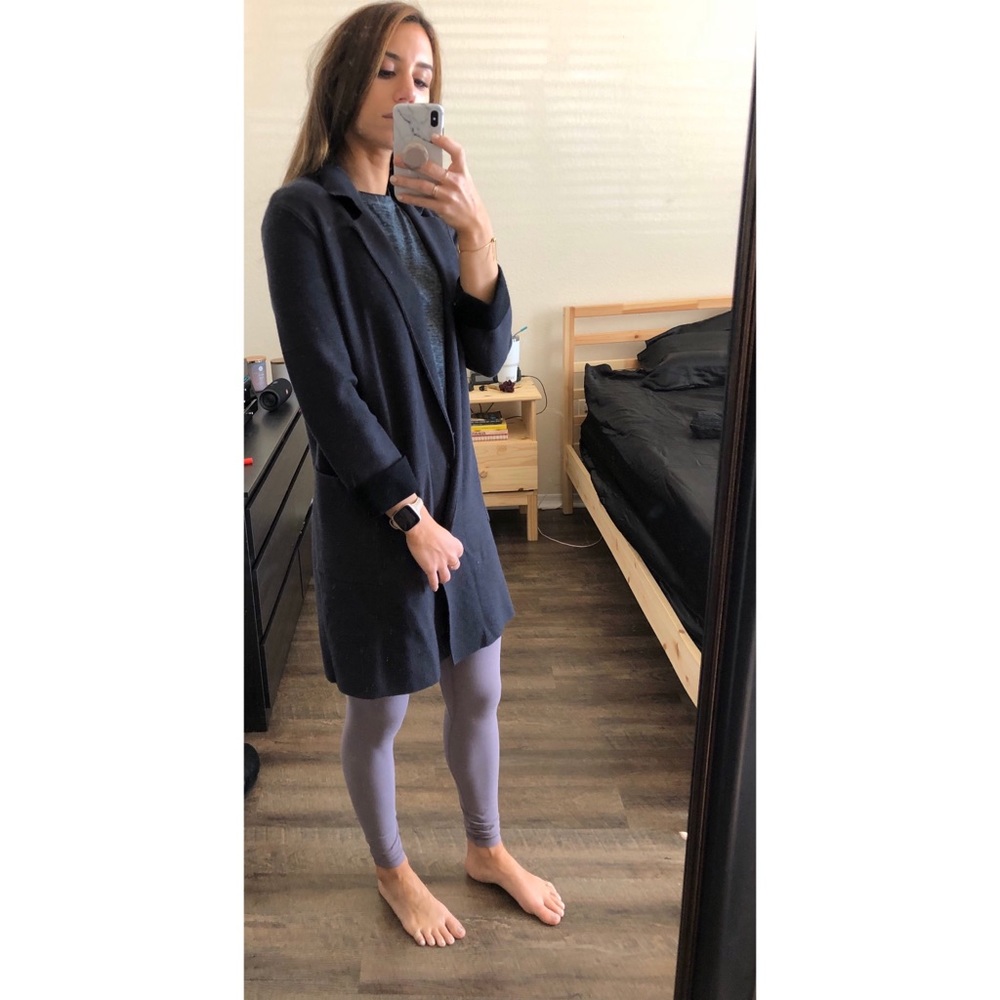 Structured long cardigan size S